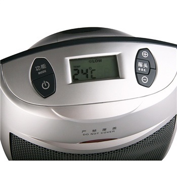 三洋(sanyo)R-P182M 电子控制液晶显示暖风机(银灰色)取暖电器产品图片3-IT168